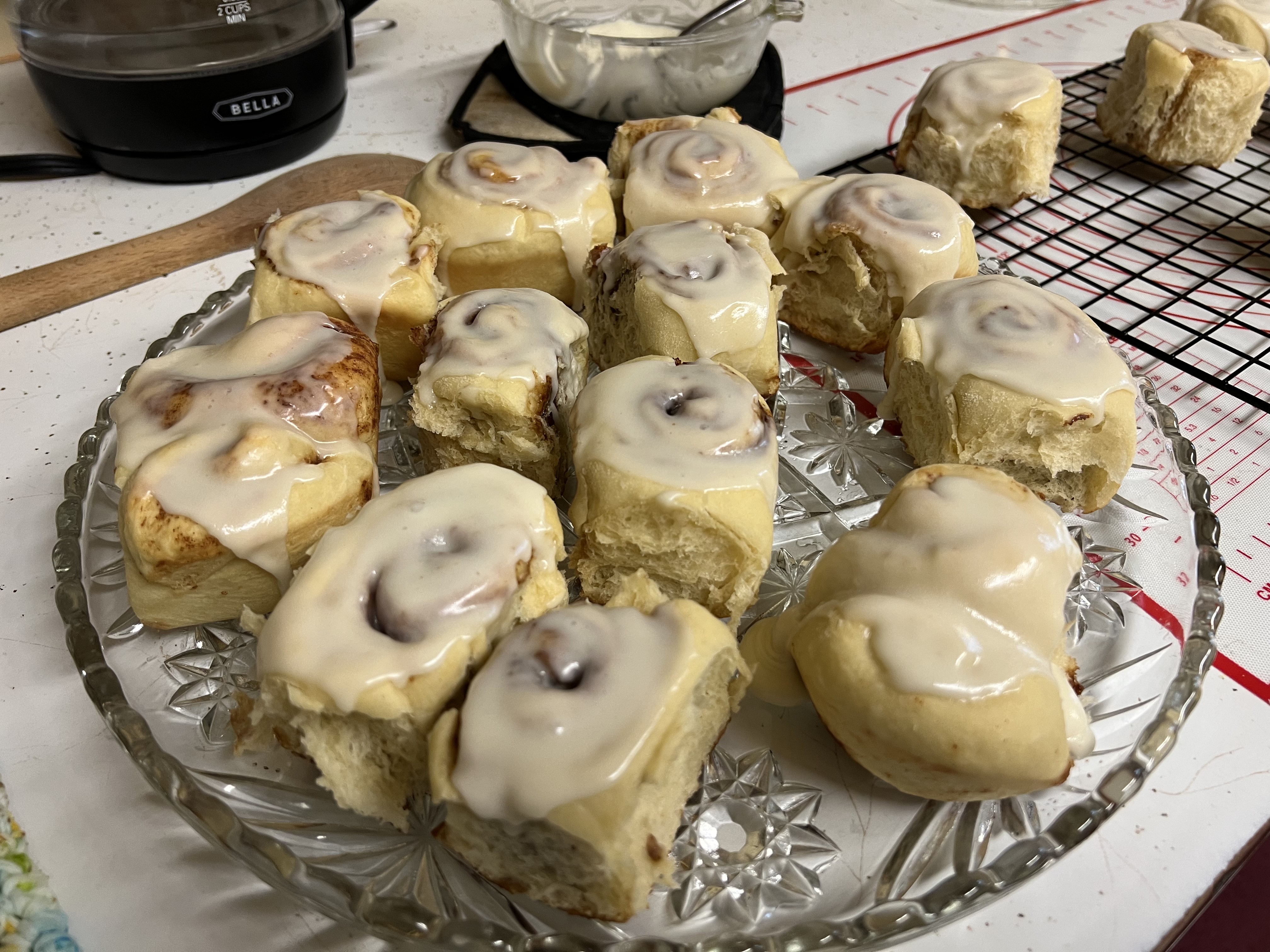 Home made cinnamon rolls